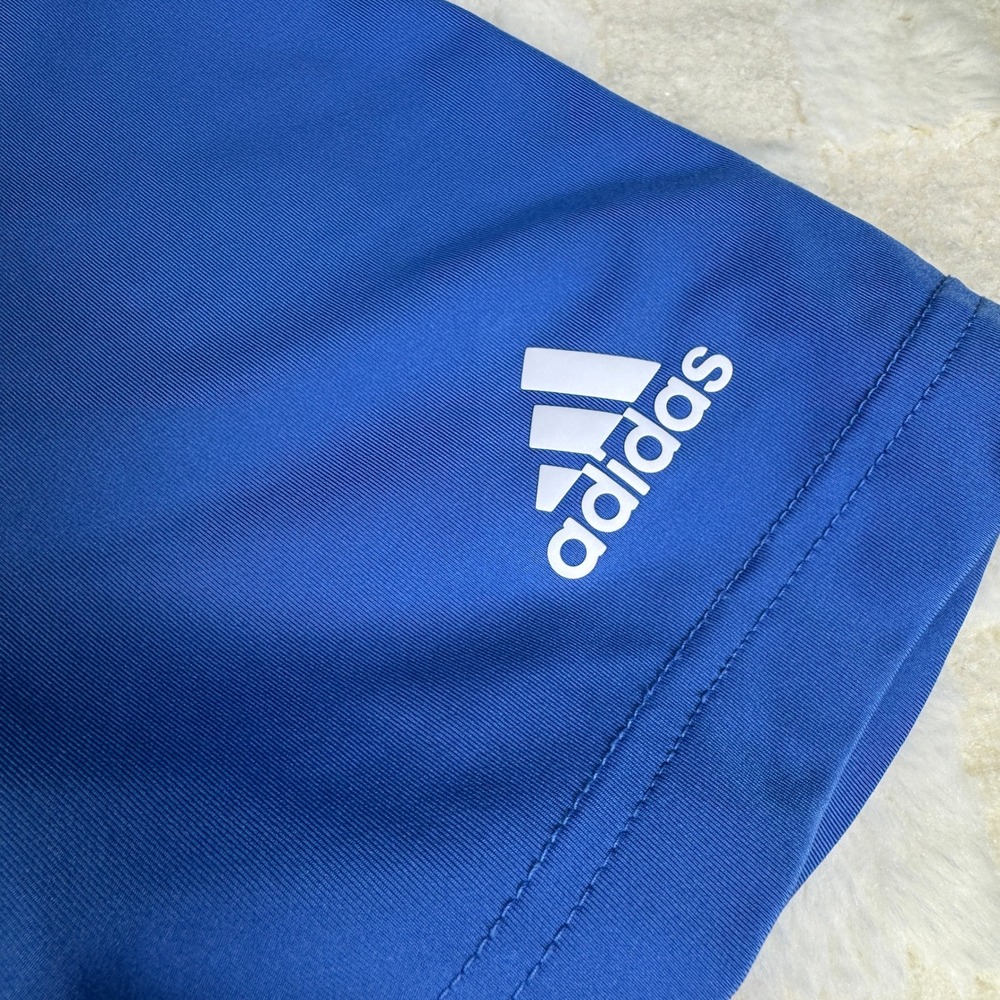 Adidas Golf Polo Shirt Mens XL Blue Primegreen ClimaLite Athletic Top - Picture 2 of 10